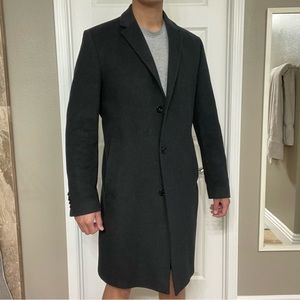 Hugo BOSS 42L Stratus Wool Cashmere Overcoat